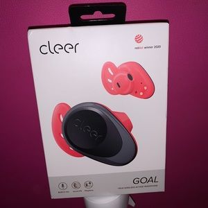 Cleer Goal wireless earbuds.